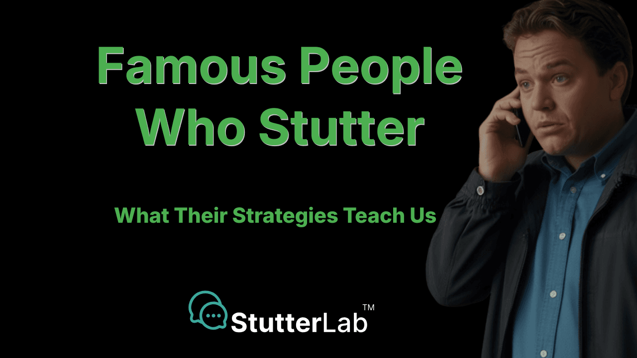 Famous People Who Stutter: What Their Strategies Teach the Rest of Us