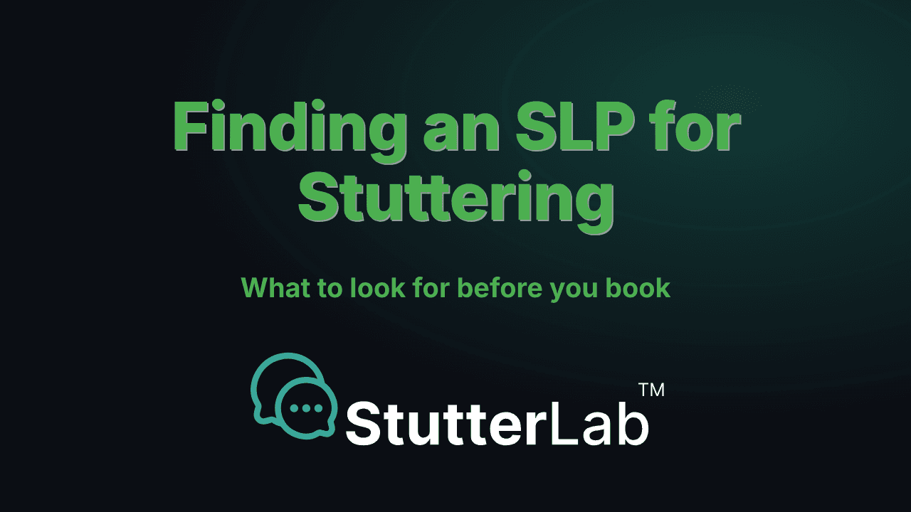 How to Find a Speech-Language Pathologist for Stuttering (Adults)